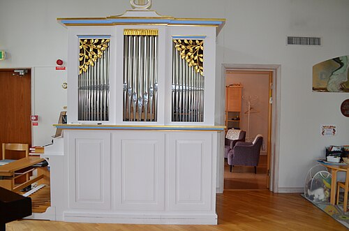Björkhällakyrkan, interno