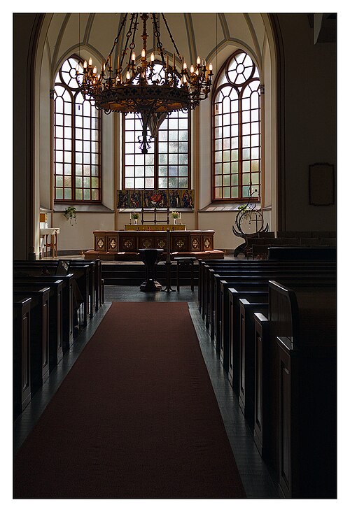 Falkenbergs kyrka, intérieur