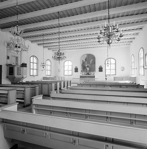 Gusums kyrka, interno