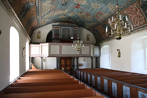 Idala kyrka, interno