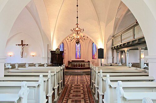 Villie kyrka, interno