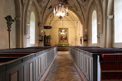 Vänge kyrka, interno