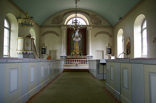 Yllestads kyrka, intérieur