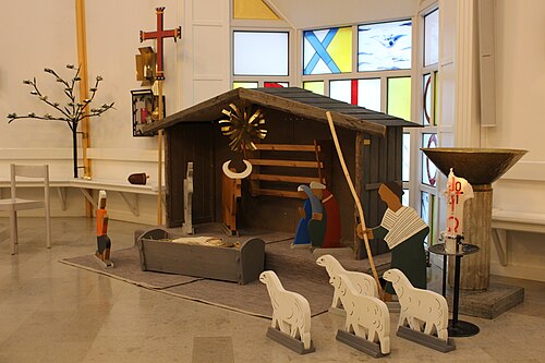 Sankta Birgittakyrkan, interno