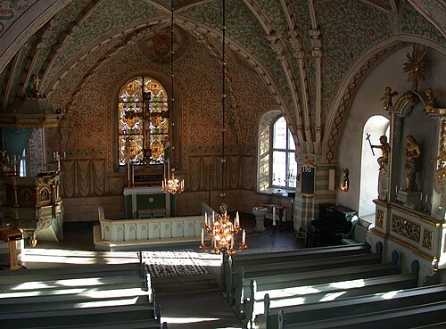 Malma kyrka, intérieur
