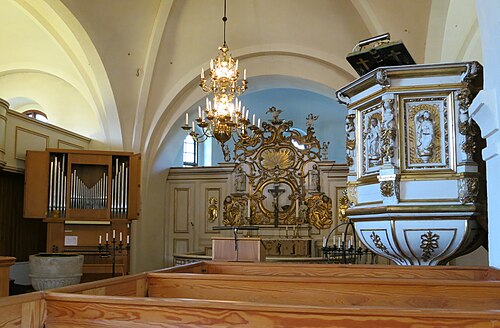 Bollerups kyrka, intérieur