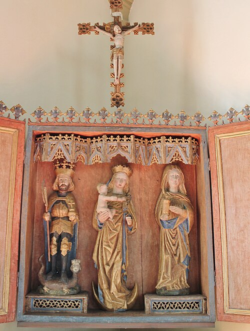 Källa nya kyrka, interno