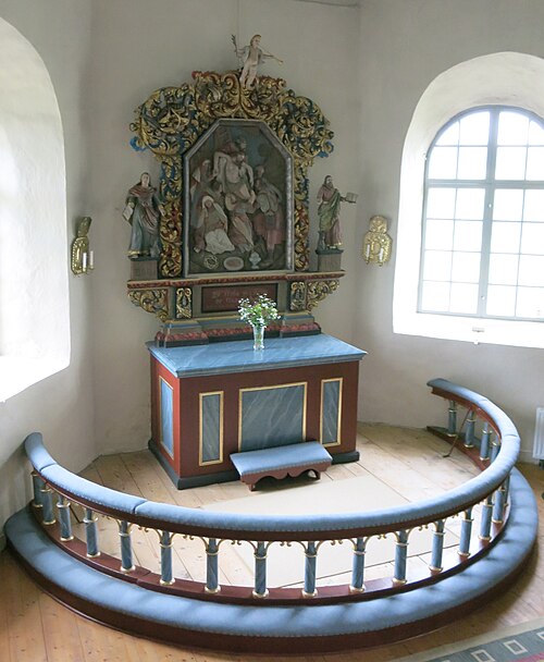 Ods kyrka, interno