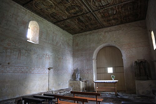Dädesjö gamla kyrka, interno
