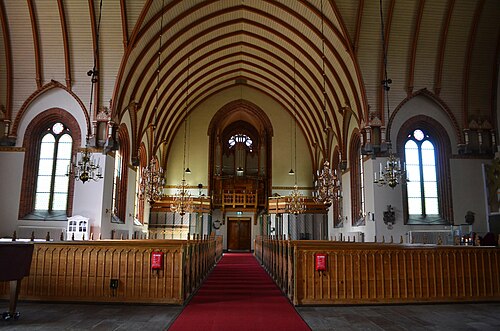 Hällestads kyrka, intérieur