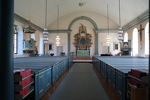Lenhovda kyrka, interno
