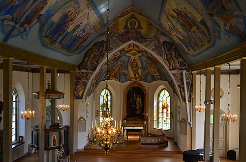 Skallsjö kyrka, interno
