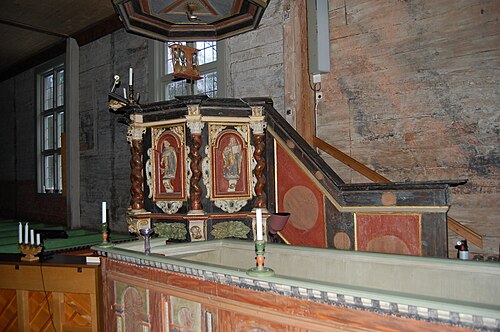 Södra Fågelås kyrka, interno
