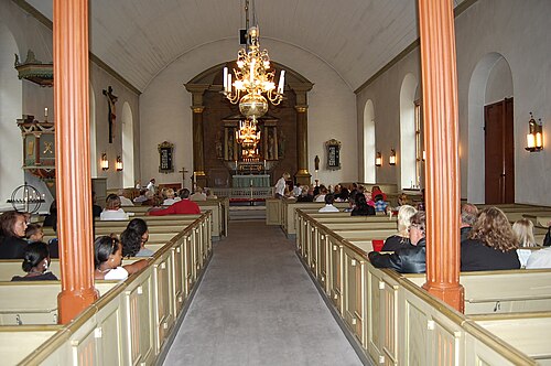 Gammalstorps kyrka, interno