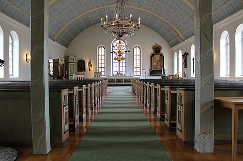 Hasslövs kyrka, interno