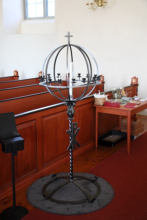 Värö kyrka, interno