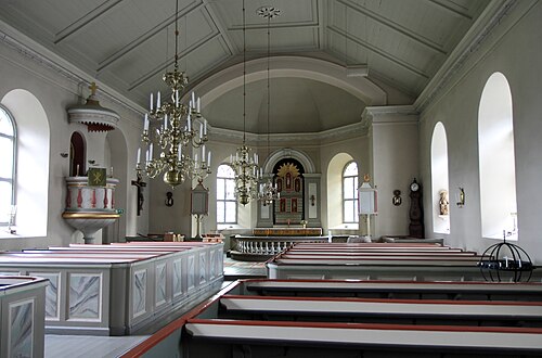 Blidsbergs kyrka, interno