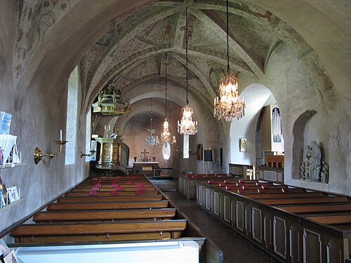 Norrsunda kyrka, intérieur