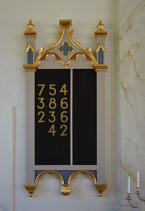 Nottebäcks kyrka, intérieur