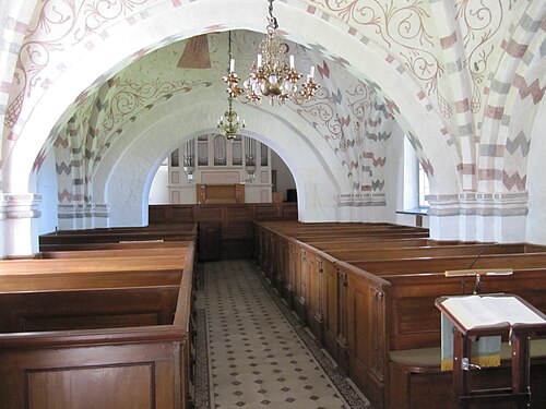 Nymö kyrka, intérieur