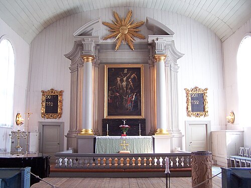 Amiralitetskyrkan, interno