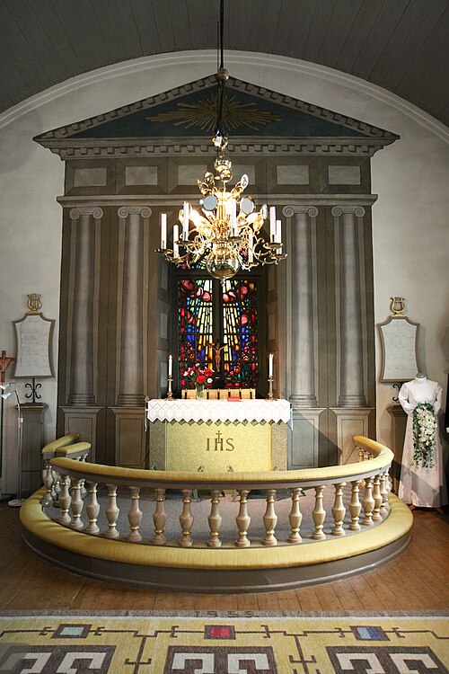 Finnekumla kyrka, intérieur