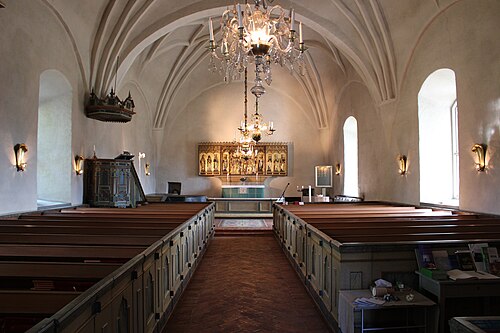 Kårsta kyrka, interno