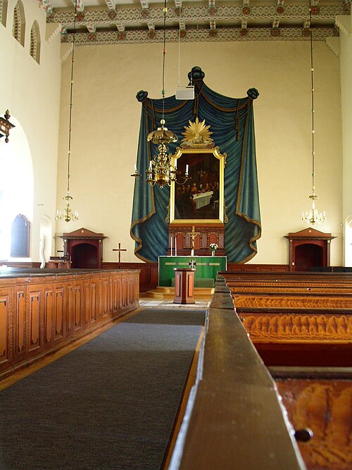 Nås kyrka, interno