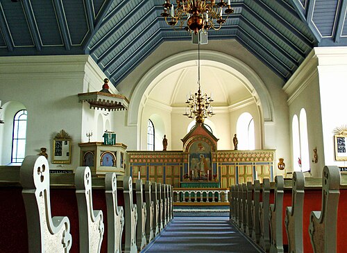 Sankt Sigfrids kyrka, interno
