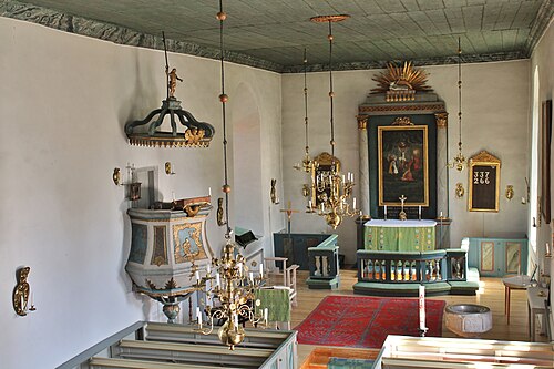 Vickleby kyrka, interno