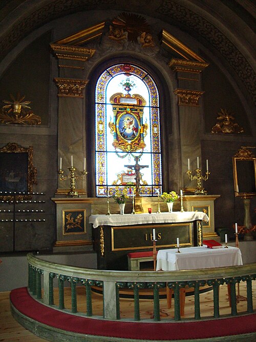 Fläckebo kyrka, intérieur