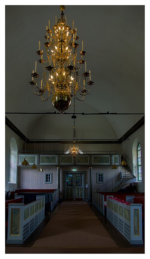Grava kyrka, interno