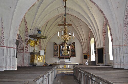 Trosa landskyrka, intérieur