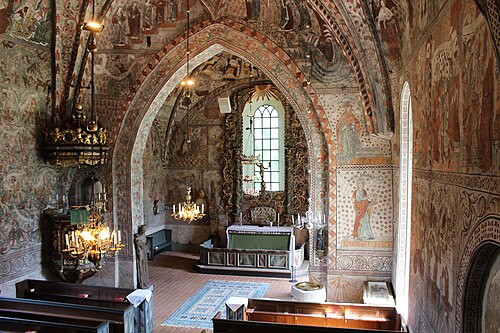 Dannemora kyrka, interno
