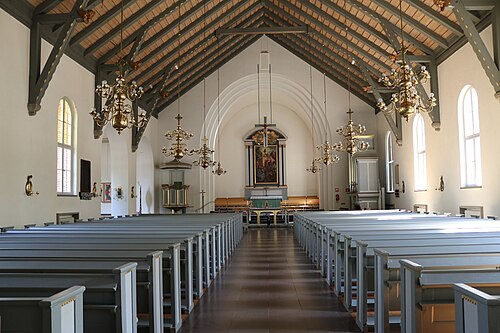 Nybro kyrka, intérieur
