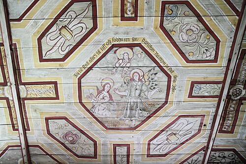 Ornunga gamla kyrka, intérieur