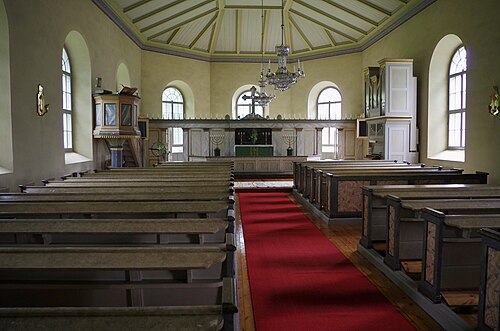 Stenums kyrka, interno