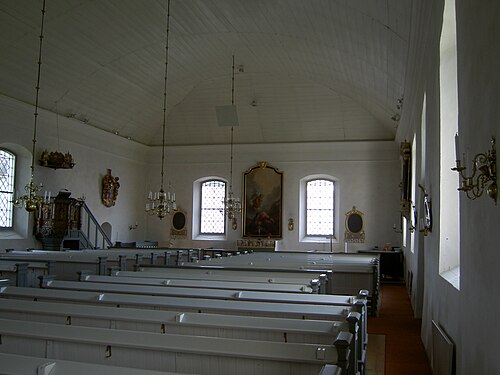 Tjärstads kyrka, intérieur