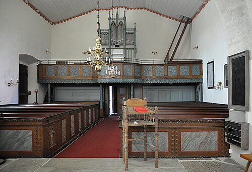 Östergarns kyrka, intérieur