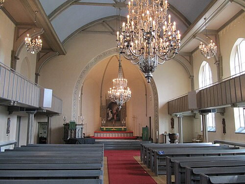 Alnö nya kyrka, intérieur