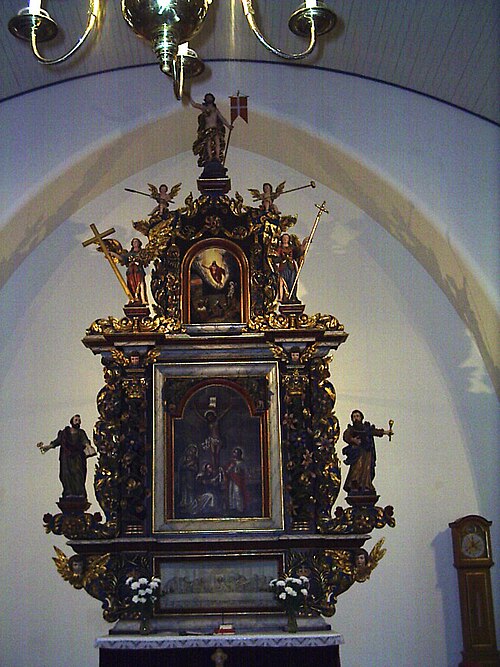 Tegneby kyrka, interno