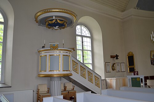 Bäckebo kyrka, interno