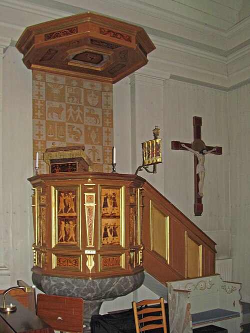Dalarö kyrka, interno