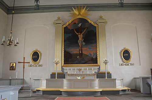 Vikingstads kyrka, interno