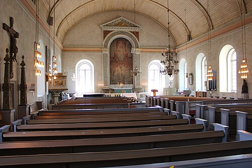 Väddö kyrka, interno
