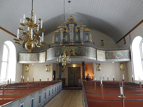 Åseda kyrka, interno