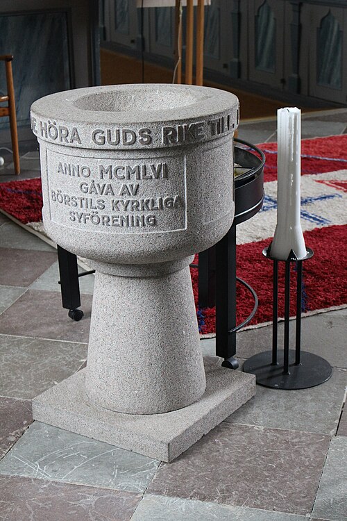 Börstils kyrka, intérieur