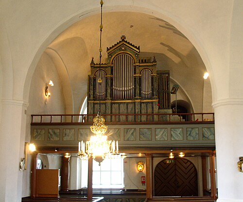 Floda kyrka, interno