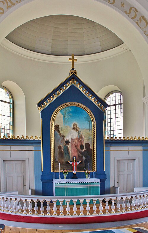 Vederslövs kyrka, interno