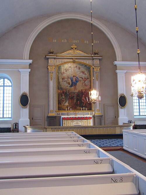 Flisby kyrka, interno